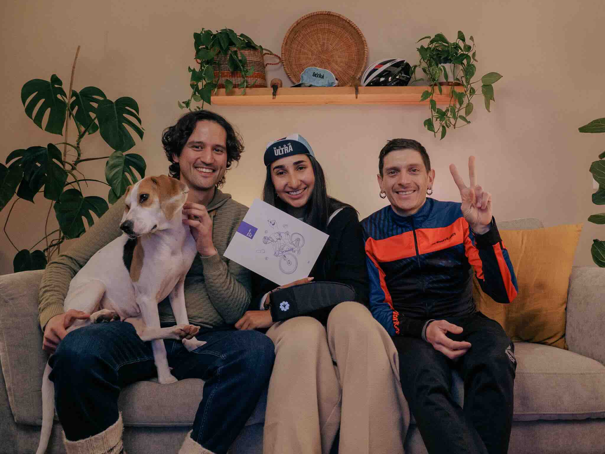 Grabando capítulo 2 con Mila, Quique, Natalia y Cristóbal